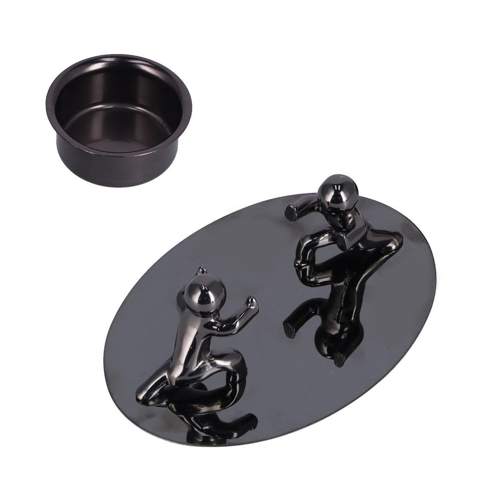 Candlestick Holder Stainless Steel Candle Holder Romantic Candle Stand Candlestick Ornament for