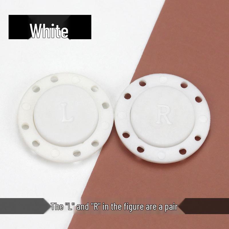 Magnetic Snap Buttons for Sweaters and Coats - Hidden Buckle Accessories and Fasteners.