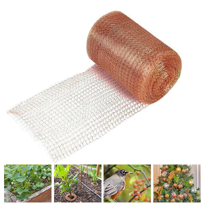Anti-Pest Copper Mesh Anti Bird Net Outdoor Squirrel Repeller Anti-Snail Copper Wire Net Signal Shielding Net Vegetable Garden