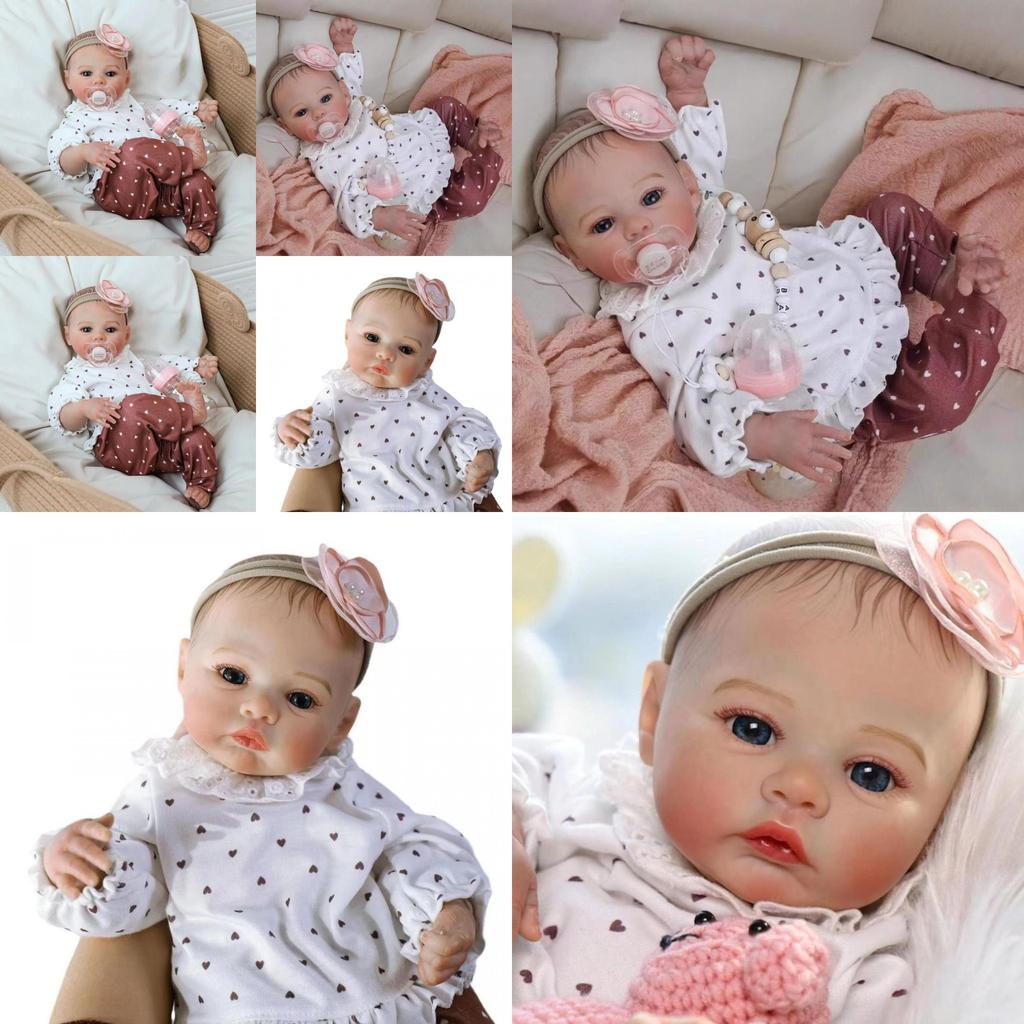 Reborn Baby Doll 46cm Silicone Material With Detailed Paintwork For Kids And Enthusiasts