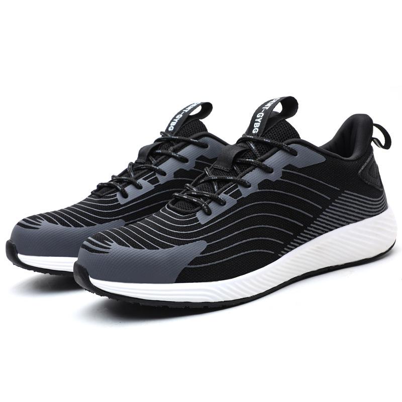 Buty ochronne letnie antyprzeciwgnieceniowe antyprzebiciowe oddychające dezodorujące z miękką podeszwą antyprzeciwgnieceniowe buty ochronne buty turystyczne H758