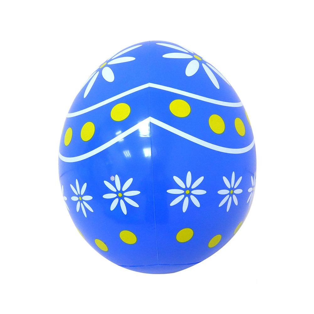 Safe Easter Inflatable Rabbit Cute Inflatable Easter Eggs Easter Rabbit Eggs Balloon  Garden Decor