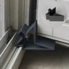 Durable Anti Slip Door Stop Prevents Accidental Closing In Homes Garages Bathrooms Window Clamp