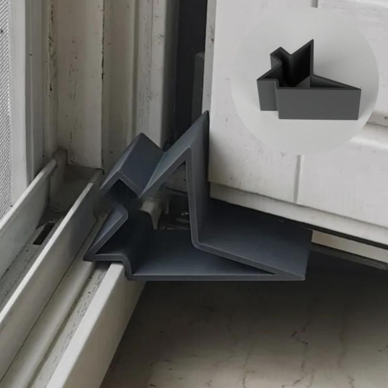 Durable Door Stop Double Use For Home Garage Bathroom Secure Sliding Door J0MC