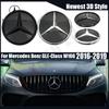 C200 E300 2026 Heißestes Neues 3D Frontgrill Stern Emblem Abzeichen Für Mercedes Benz GLE-Klasse W166 2016-2019 GLE350 GLE350d GLE400 GLE4