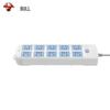 BULL Overload Protection 10-Outlet Power Strip CN plug (adapter included)