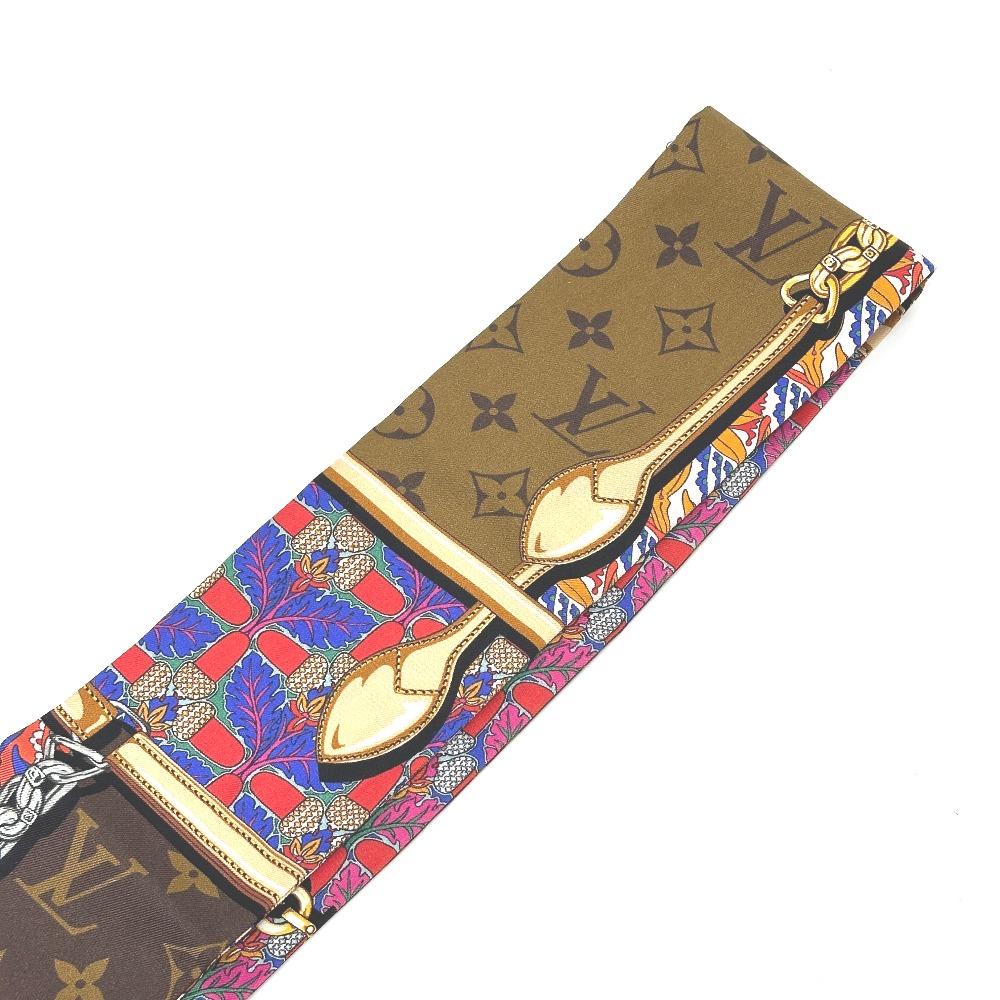 Louis Vuitton M76104 Bandeau-Confidential Garden BandeauScarf Scarf silk Brown