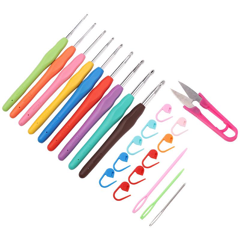 Beginner Crochet & Knitting Tool Set: Complete DIY Handcraft Kit