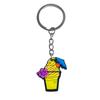 Exquisite PVC Food Keychain: Soft Rubber Pendant for Students - Trendy Small Gift