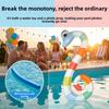 Inflatable Snake Pool Noodle PVC Blow Up Wavy Floating Stick Adult Kids Swimming Training Float Water Beach Game Toy