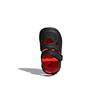 Adidas Neo FORTASWIM Synthetic Leather Comfortable Low top Toddler Shoes Black Red Infant And Toddler CQ0089