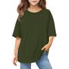 Kleinkind Mädchen Jungen T-Shirts Kinder Top Jungen und Mädchen bedrucktes Kurzarm-T-Shirt 1-12 Jahre