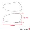 Universal Retro Motorcycle Anti slip Tank Pad Side Gas Knee Grip Traction Pads Protector Sticker For Harley Honda Yamaha T120