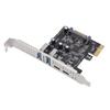 PCIE To USB and Type C Expansion Card 5Gbps Serial ATA Interface Support X1 X4 X8 X16 Stable Power