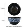 ZISIZ Japanese Hand-painted Melamine Serving Bowl