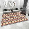 Vintage Print Rug Geometric Decor Ethnic Style Home Anti-slip Carpet Moroccan Living Room Mat Multi-Size for Bedroom Balcony Etc