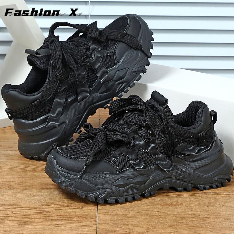 Adidași roz cu platformă pentru cuplu, pantofi cu talpă groasă, femei, bărbați, modă 2025, pantofi groși de lux, adidași de tenis slip-on, adidași casual de primăvară