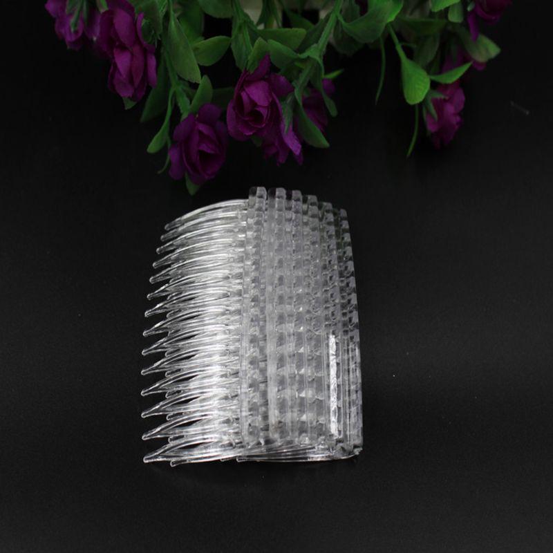 Wedding Party Ponytail Hair Comb for Bride Ponytail Holder for Teenagers Transparent Design Hot Girls Hair Styling Tool