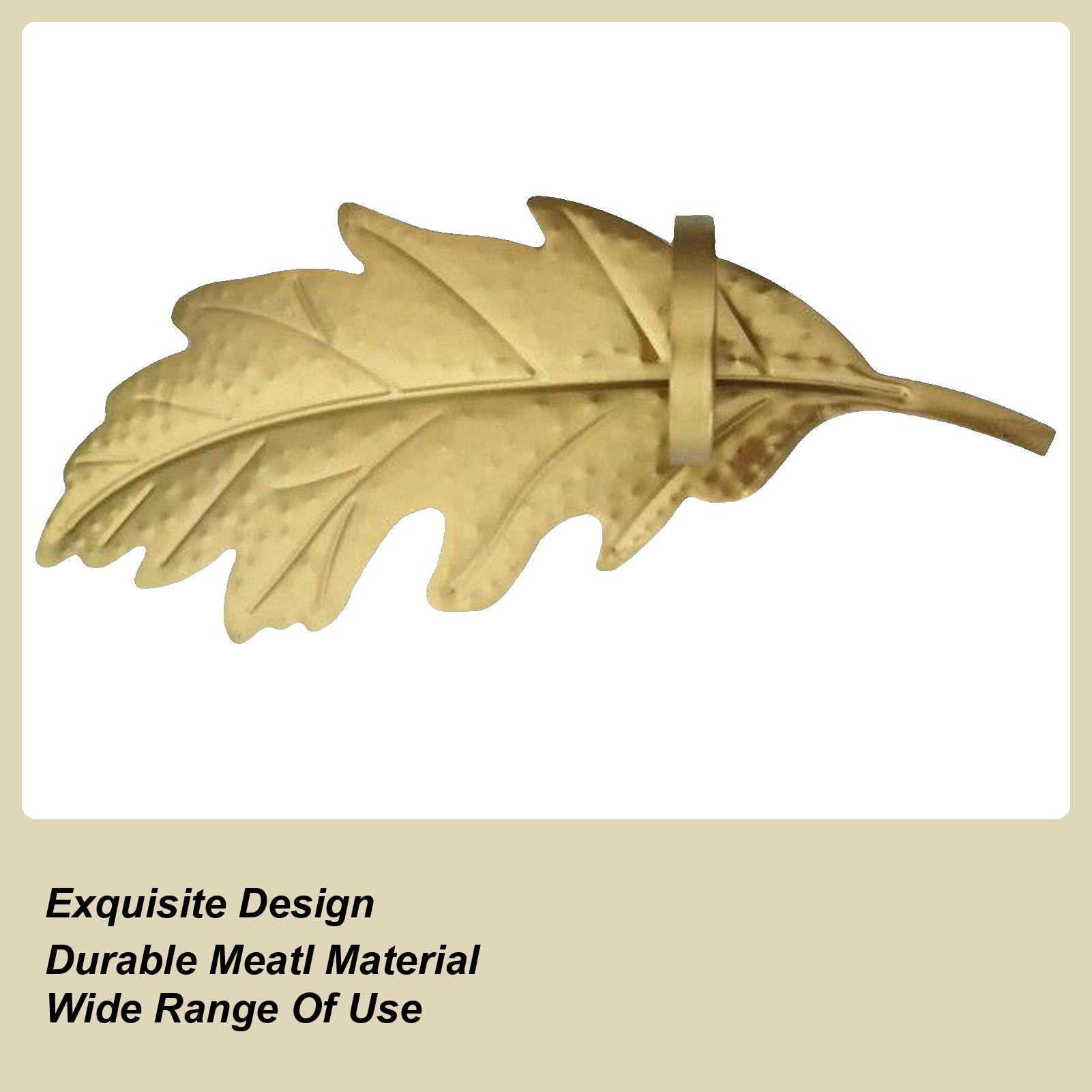 Металлический настенный подсвечник Золотые Листья Настенный Подсвечник для Чайной Свечи Стойка Подвесной Настенный Подсвечник Декор С Красивым Кованым Железом China Mainland