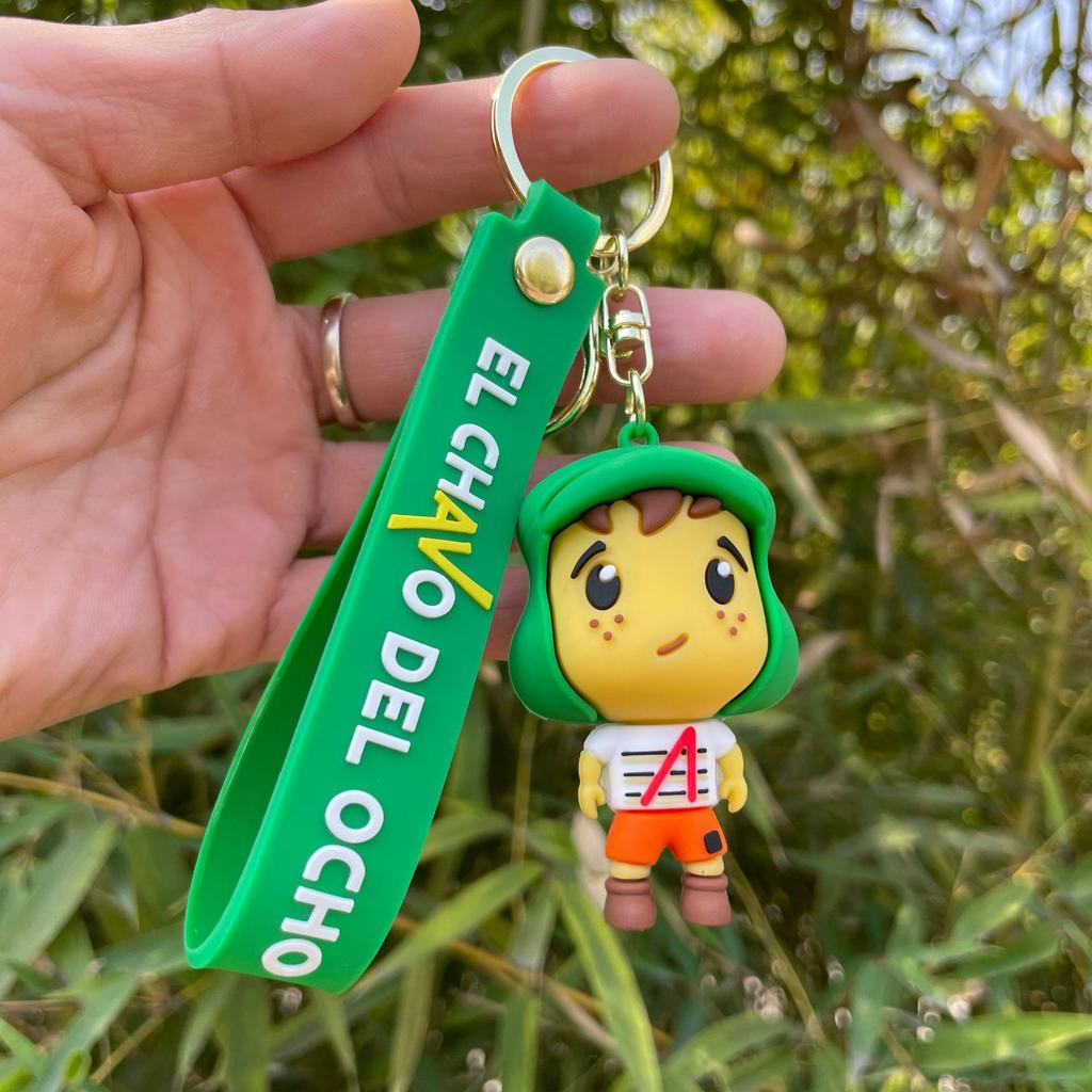 Nuovo Portachiavi Anime El Chavo Del Ocho Bambino Cartone Animato Ciondolo Bambola Portachiavi Borsa Portachiavi Auto llaveros Gioielli Divertenti Regalo per Amici