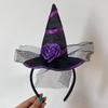 Creative Witch Headband Halloween Party Supplies Soft Fabric Hair Ornament Headwear For Sensitive Skin Kids