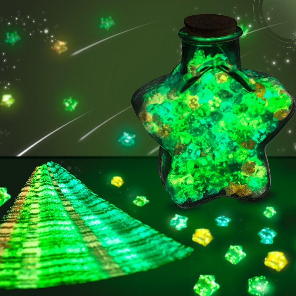 210pcs Luminous Star Origami DIY Handmade Art Paper Craft Folding Paper Strips Gradient Color Pentagram Folding Paper Gift