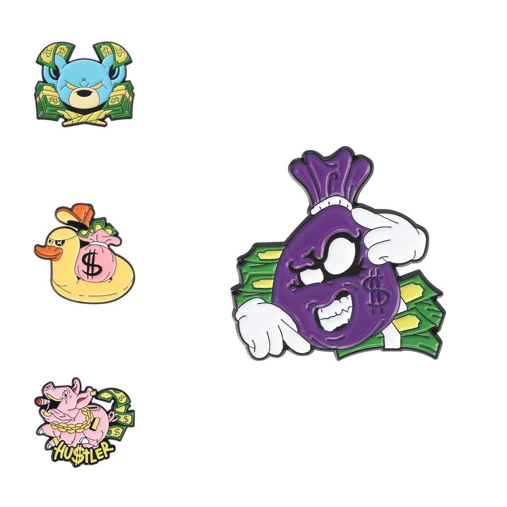 Character Eyecatching Cartoon Brooch In Colorful Design For Stylish Decoration And Gifts