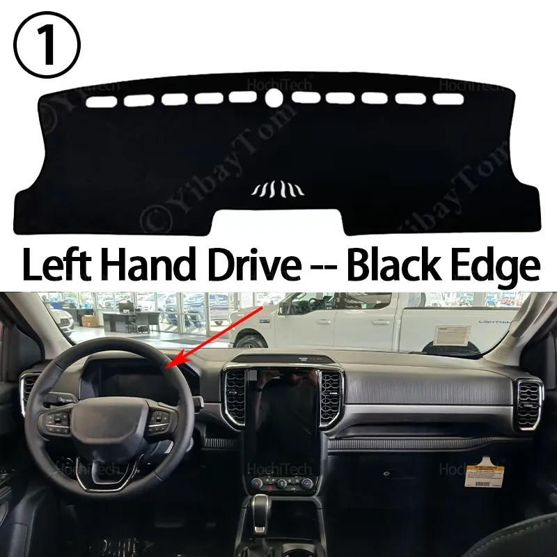 Car Dashboard Cover Mat Sun Shade Non-slip Pad Carpet Protector Accessories for Ford Ranger T6 P703 2th 2Gen 2024 2025