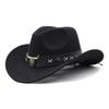 Funny Party Hats Cowgirl Hat Leathers Band Ladies Cowboy Hats for Womens Fedora Western Cowgirl Hat Vintage