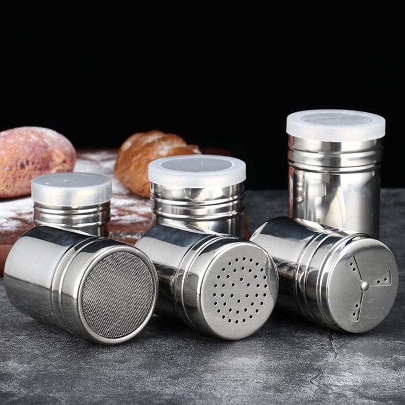 Seasoning Jar Seasoning Box Easy To Use Spices Jar Spices Tins Spices Container with Lid 304StainIess Steel Material