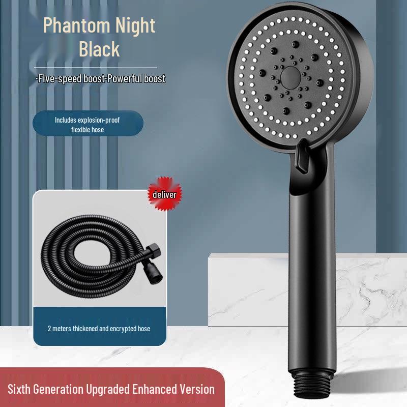 High-Pressure 5-Speed Handheld Shower and Faucet Set