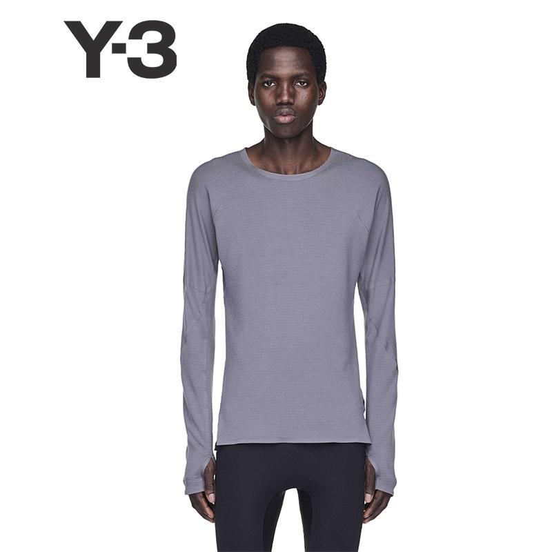Y-3 Solid Color Minimalist Basic Fashion Long Sleeve T-Shirt Men Tops KB2331