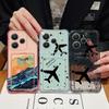 Card Slot Pocket TPU Case For Xiaomi Poco X6 F6 X5 Pro M6 Pro C65 Aircraft Printed Soft Silicone Phone Cover For Poco F6 X5 X6