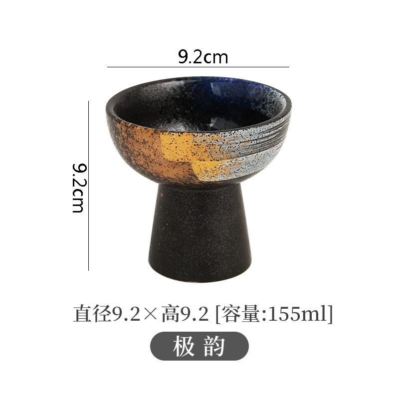 Ceramic Dinner Bowls High Feet Snack Bread Dessert Tray Soup Basin Soup Bowl Restaurant Round Specialty Tableware Cooking Plates