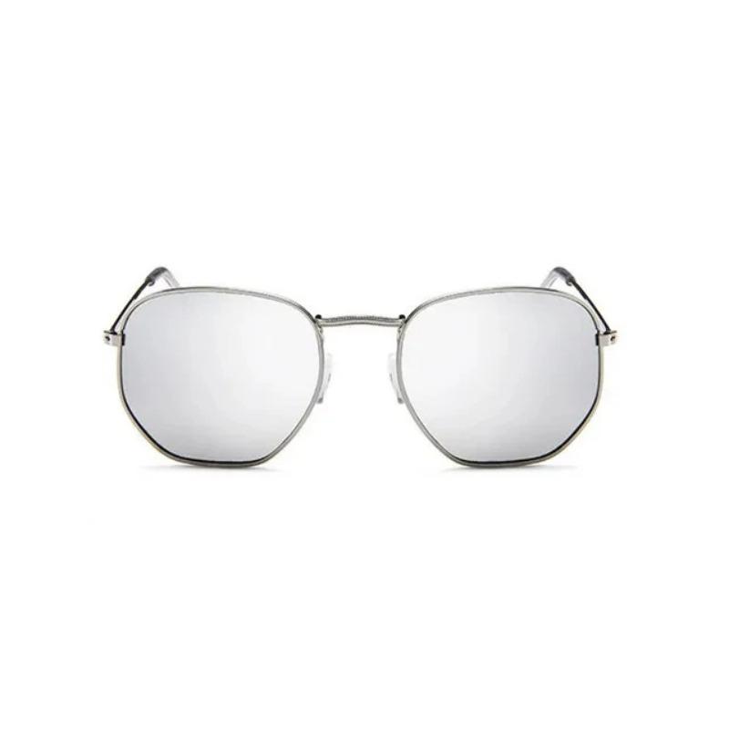 Nye metall solbriller for menn Designer solbriller Vintage kvinner Dame Klassiske kjørebriller Uv400
