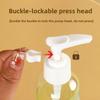 50/100/120/150/200/250/300/400ml Transparent Plastic Snap-on Pump Refillable Bottle Shampoo Portioning Travel Bottle