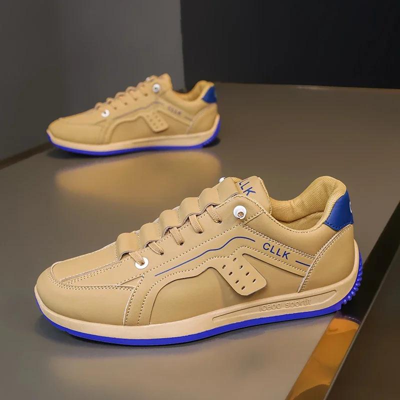 Autumn 2026 New Breathable Men Shoes Male Flat Shoe High Quality Men's Sneakers Leather Casual Shoes Sneakers Women