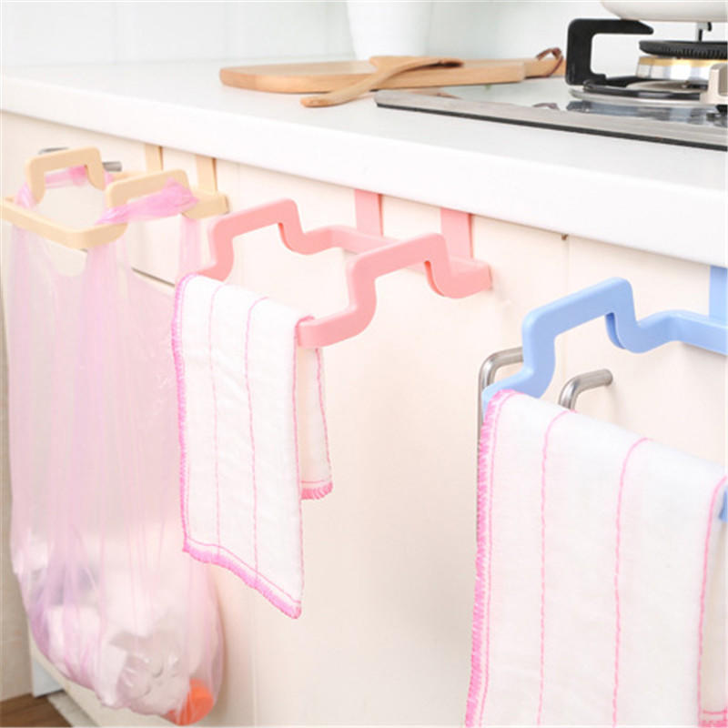 

Держатель для мешка для мусора Papelera Стеллаж для мусора Шкаф для хранения Вешалка для тряпок Мусорное ведро розовый