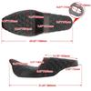 Motorcycle Front Driver Two-up Seat Cushion Rear Passenger For Harley Touring CVO Road King Electra Glide Ultra Limited 08-23