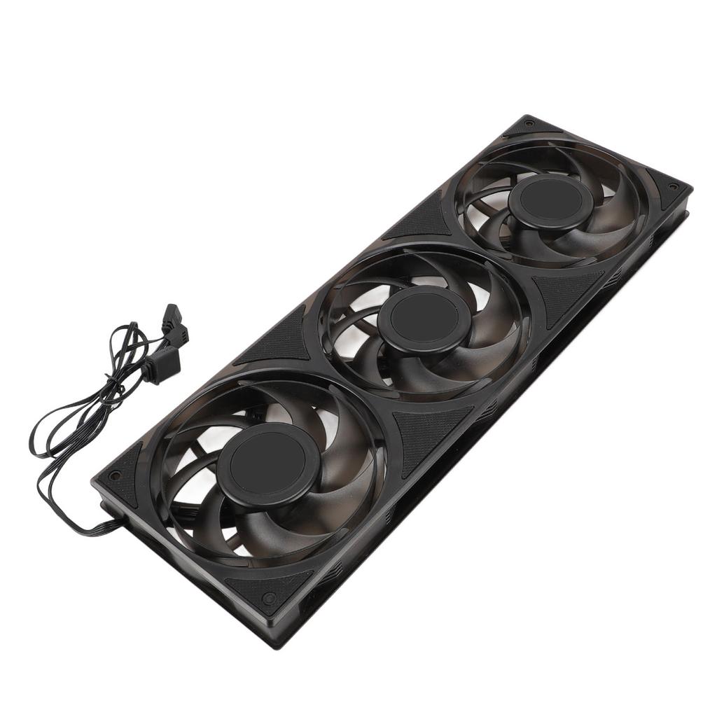 360mm 3 In 1 Computer Case Fan 5V ARGB 2200RPM 4 Pin PWM MFDB Dynamic Pressure Bearing 7 Blades Quiet Case Cooler Fan