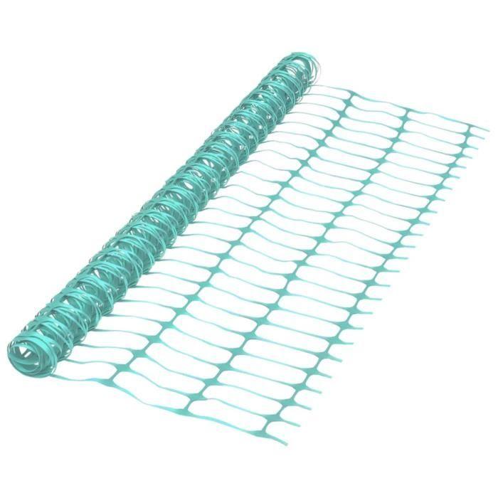 Clôture de jardin - vidaXL - 30 m - PEHD - Vert - Grille 100x40mm