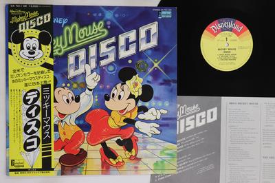 LP Record VARIOUS  Mickey Mouse Disco CX7011DR DISNEYLAND 1980 Japan Obi SoulFunk Used