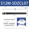 CNC 93° Internal Bore Lathe Tool Holder S10K/S12M/S16Q-SDZCR07 Screw Type