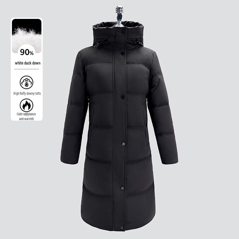Trolman Women's Mid-length Hooded Down Jacket