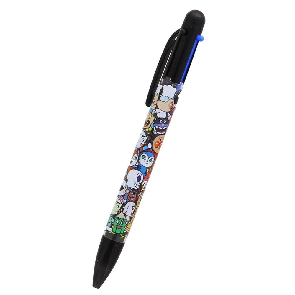 

Sunstar Stationery Anpanman Smile Plus Ballpoint 6280010B 3-Color Pen, 0.7mm, Everyone,