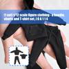 Detailed 3Pieces Outfit For 1/12 Action Figure Soldier with Hooded Top Pants And Tees for Figure Doll Display Dressingup