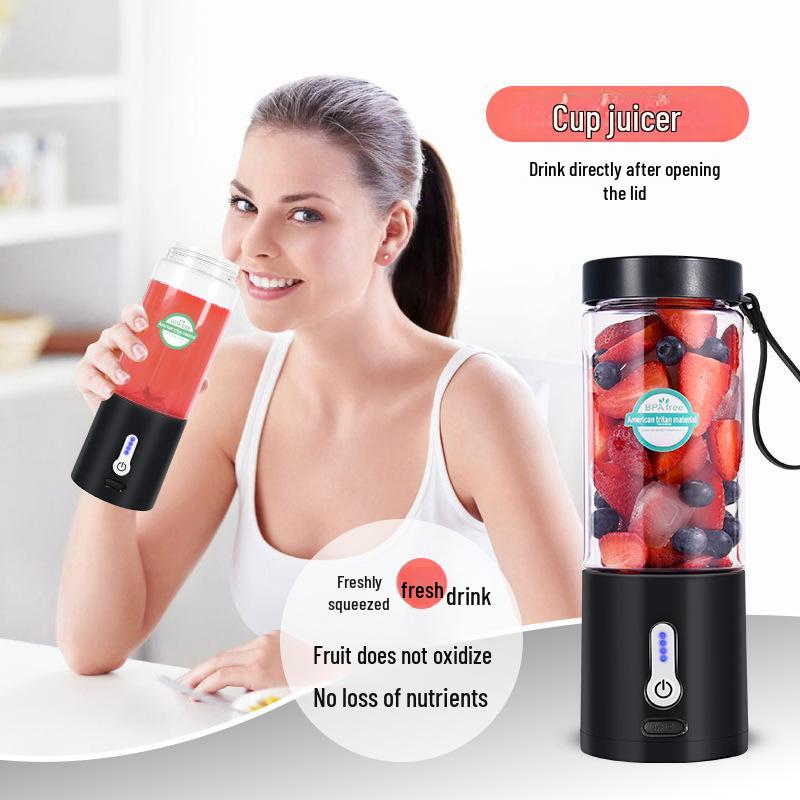 Rechargeable Portable Electric Juicer: Multifunctional Blender Cup with Ice-Crushing Capability