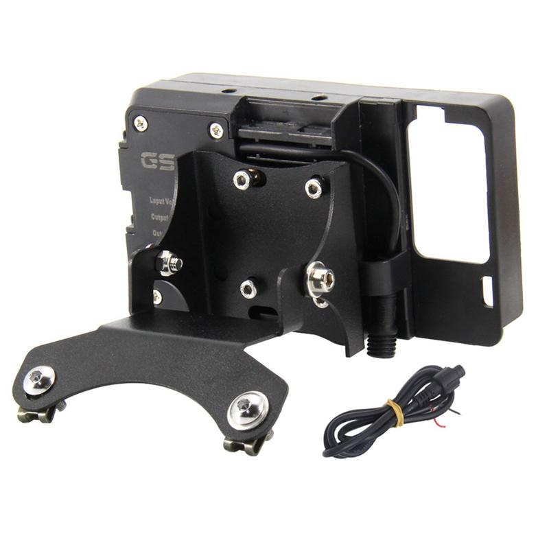 Motorcycle Accessories Windscreen Bracket Phone Holder For TMAX 530 T-MAX 530 2017- Navigation Mounting System чёрный