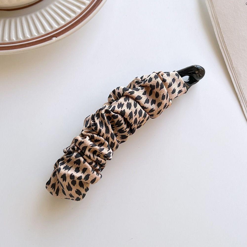 Hairpin Vertical Clip Korean Style Bowknot Hair Clip Cute Cloth Banana Clip  Women