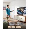 ULTIMEA 120W 2.1ch Compact Soundbar for TV, 3-Inch Built-in Subwoofer, Bluetooth 5.3 TV Sound Bar Speakers